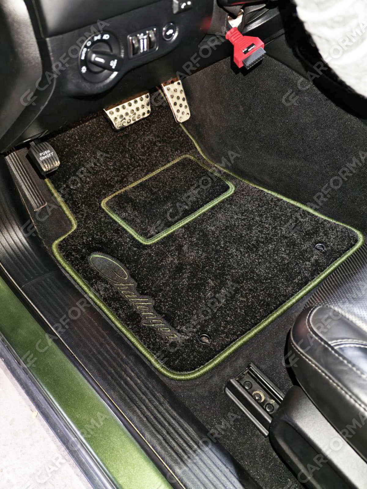 Ворсовые коврики на Dodge Challenger III 2008&nbsp;-&nbsp;2023 в Череповеце