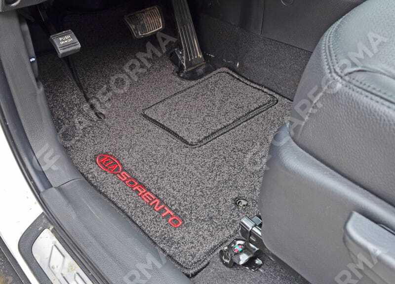 Ворсовые коврики на KIA Sorento II рестайлинг 2012&nbsp;-&nbsp;2021 в Череповеце