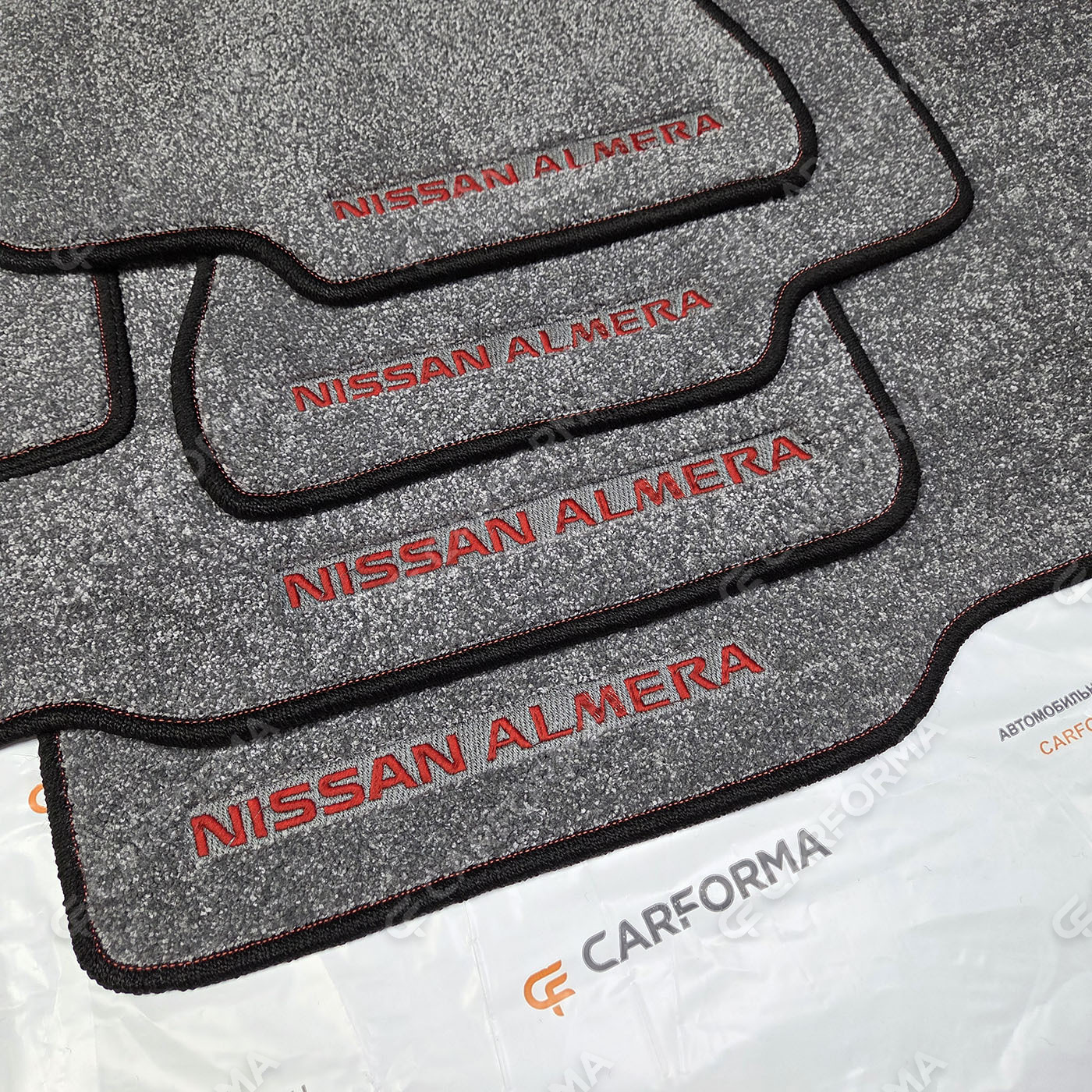 Ворсовые коврики на Nissan Almera Classic (B10) 2006&nbsp;-&nbsp;2013 в Череповеце
