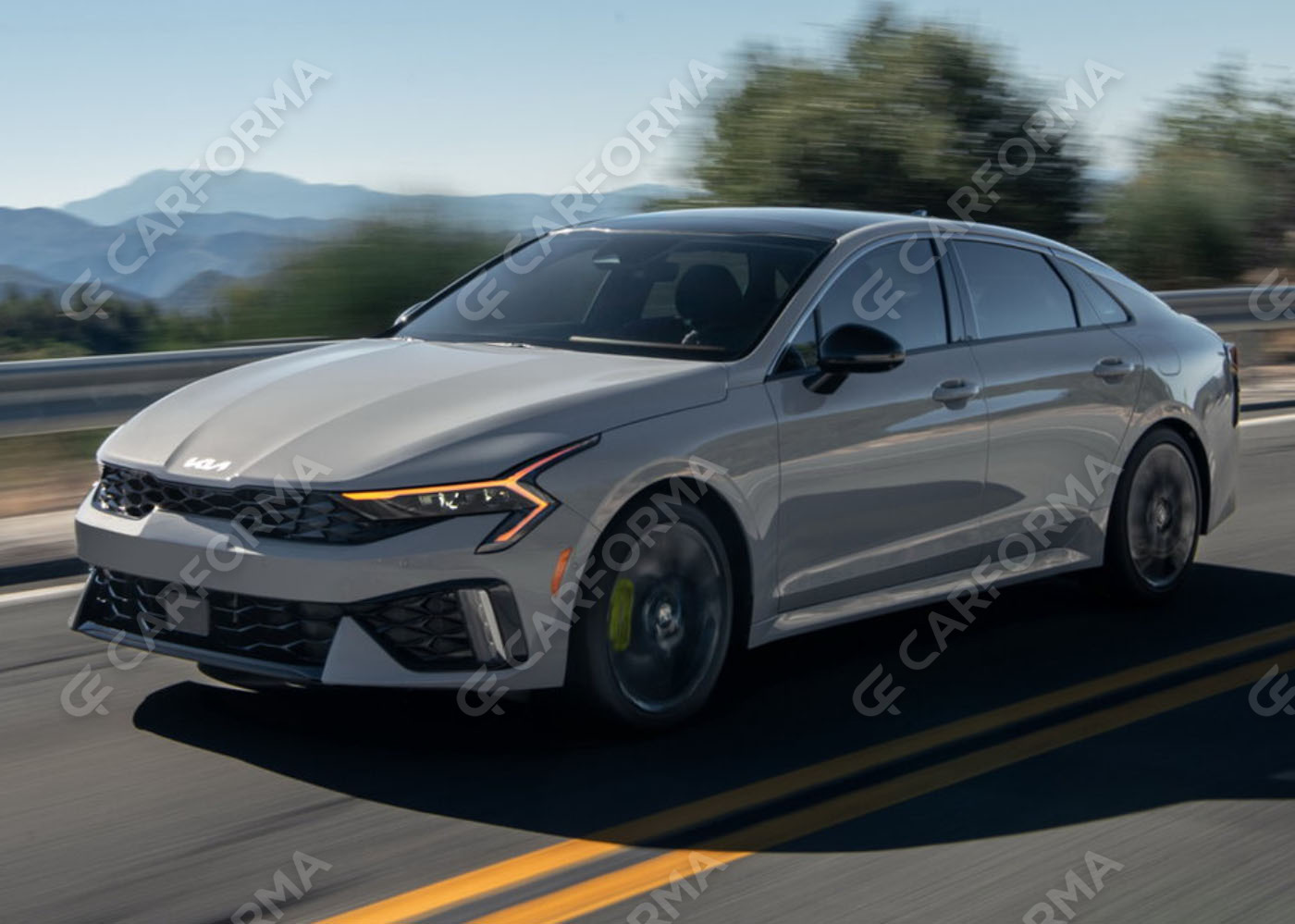 Ворсовые коврики на KIA K5 III Длинная база 2023&nbsp;-&nbsp;2026