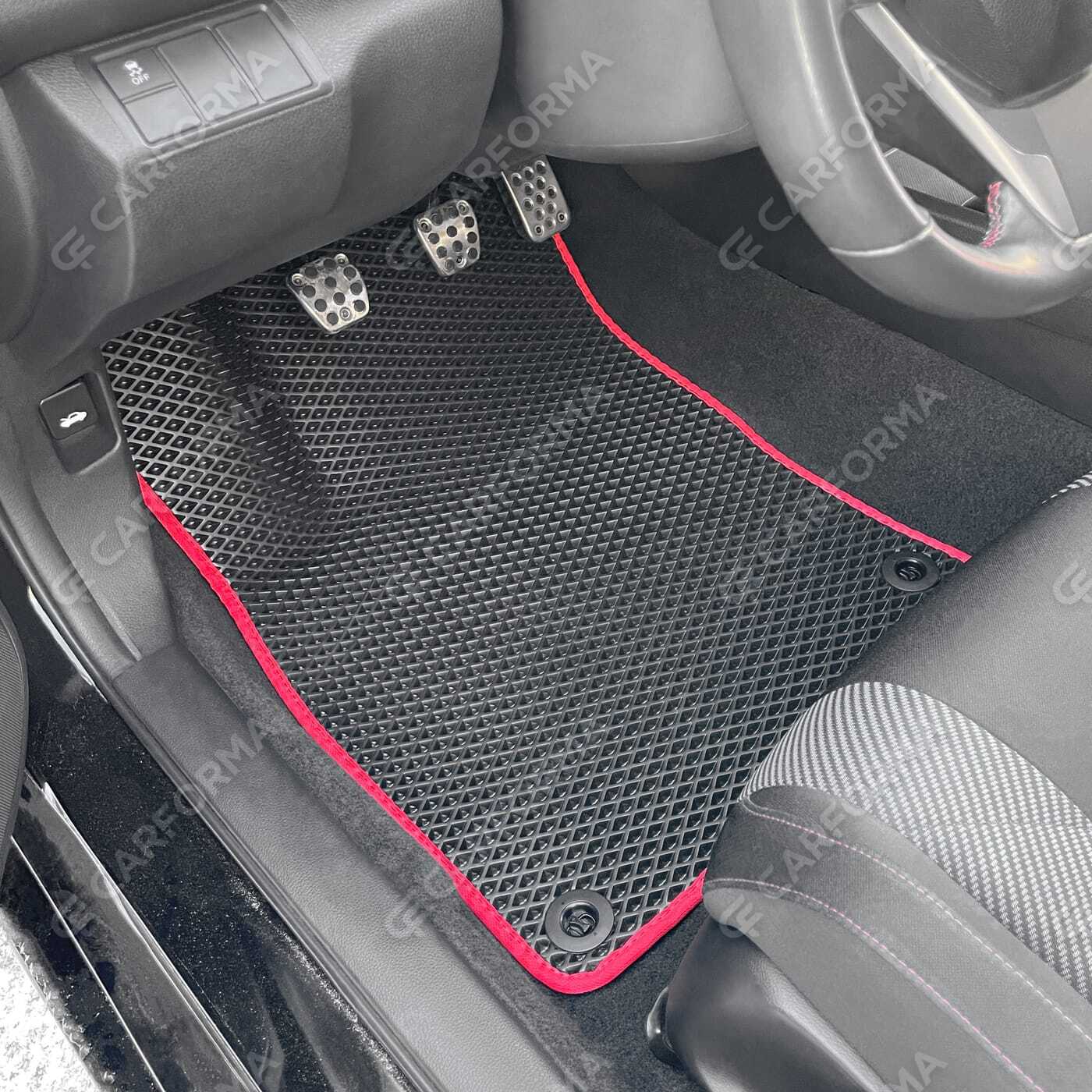 Ворсовые коврики на Honda Civic X 2d 2015&nbsp;-&nbsp;2021 в Череповеце