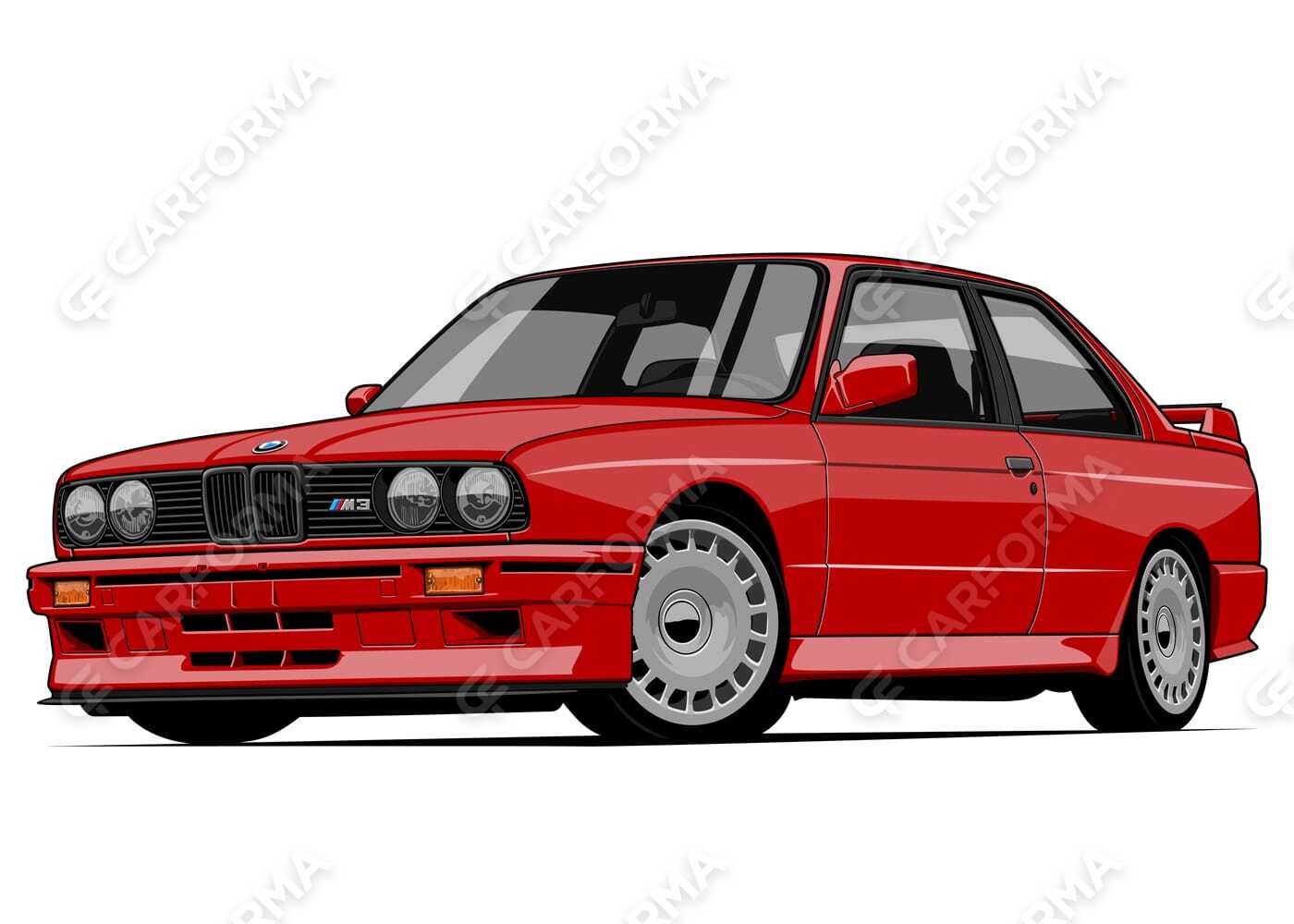 Ворсовые коврики на BMW 3 (E30) 1982&nbsp;-&nbsp;1994