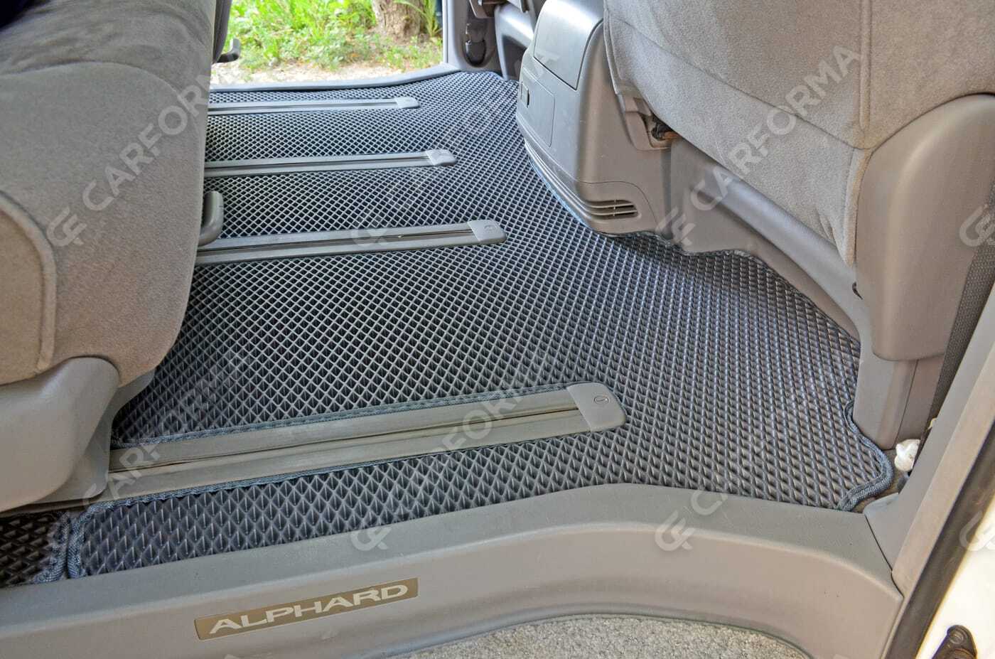 Ворсовые коврики на Toyota Alphard (H10) 2002&nbsp;-&nbsp;2008 в Череповеце