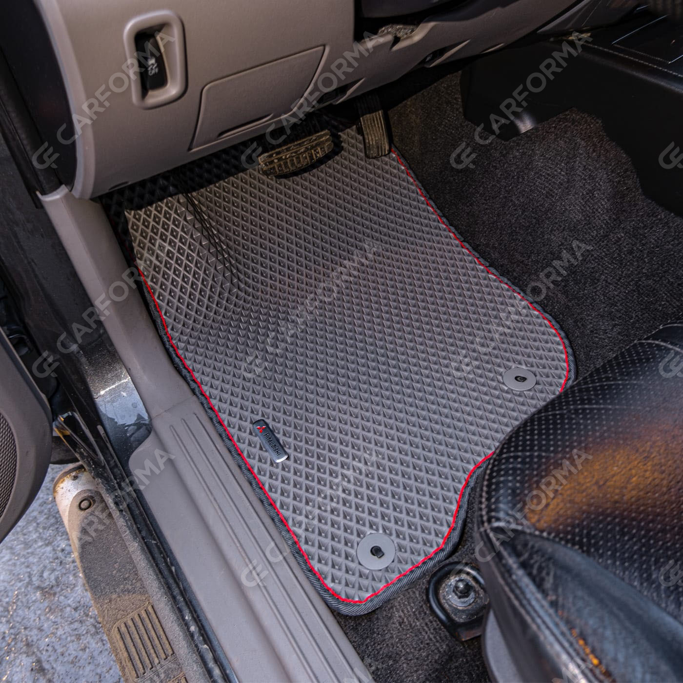 Ворсовые коврики на Mitsubishi L200 IV 2006&nbsp;-&nbsp;2016 в Череповеце