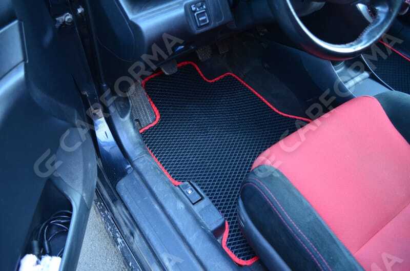 Ворсовые коврики на Honda Civic VII 3d 2001&nbsp;-&nbsp;2006 в Череповеце
