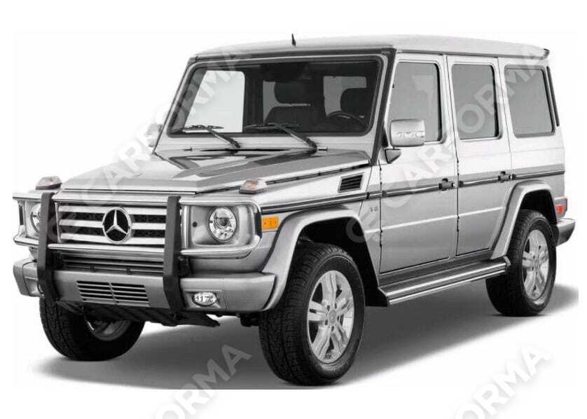 Ворсовые коврики на Mercedes G (W463) рестайлинг 2001&nbsp;-&nbsp;2018