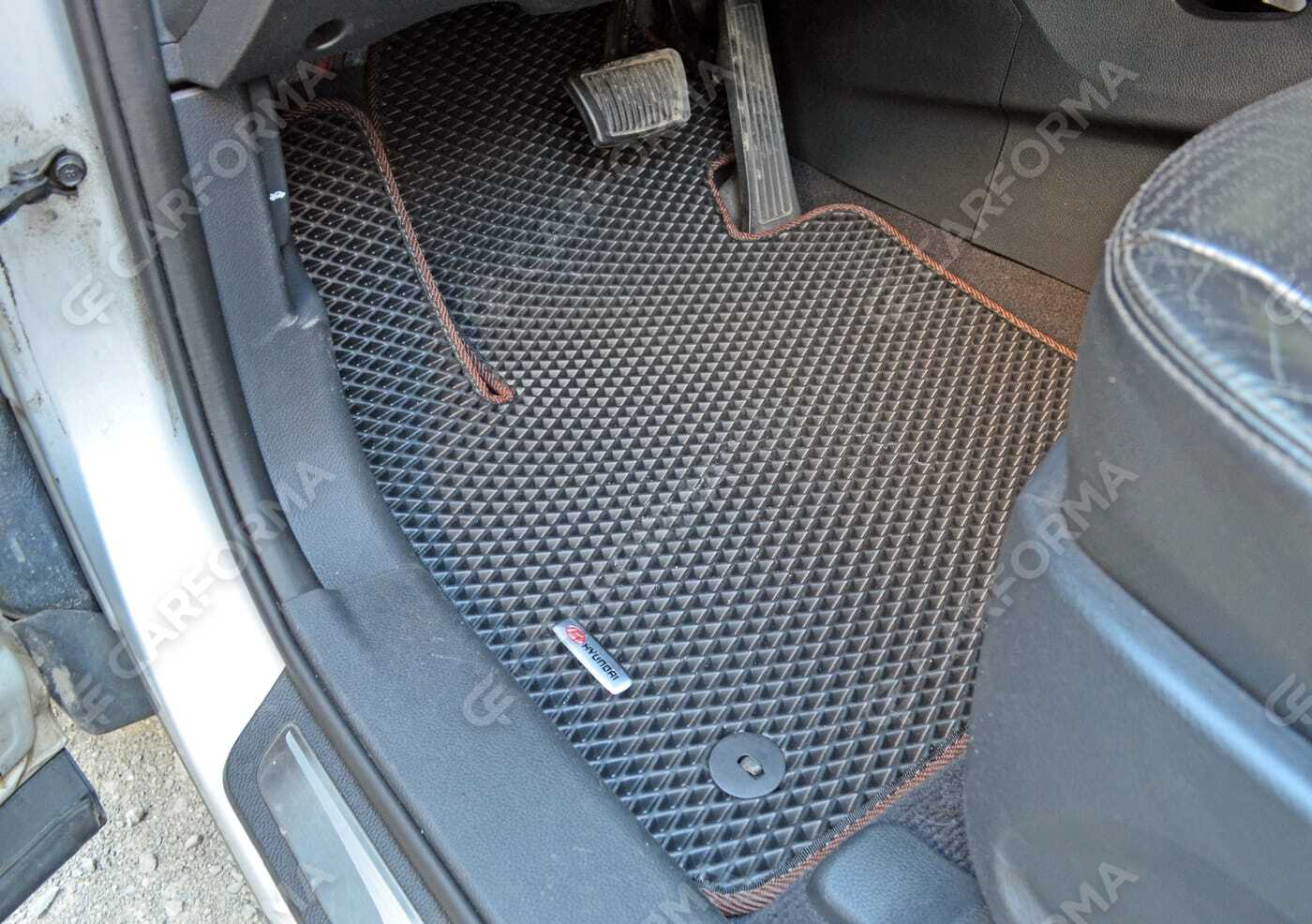 Ворсовые коврики на Hyundai Santa Fe III 2012&nbsp;-&nbsp;2019 в Череповеце