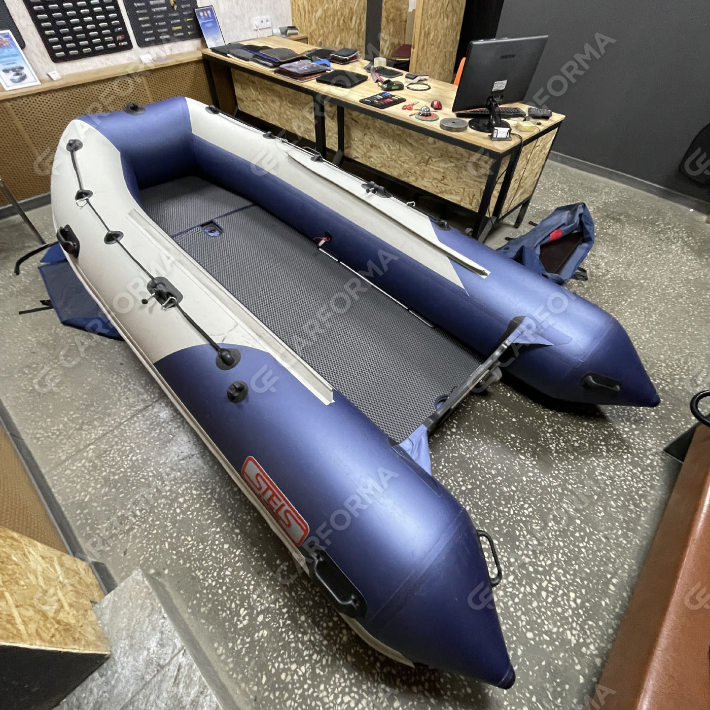 Ворсовые коврики на Лодки Хантер Стелс 355  в Череповеце