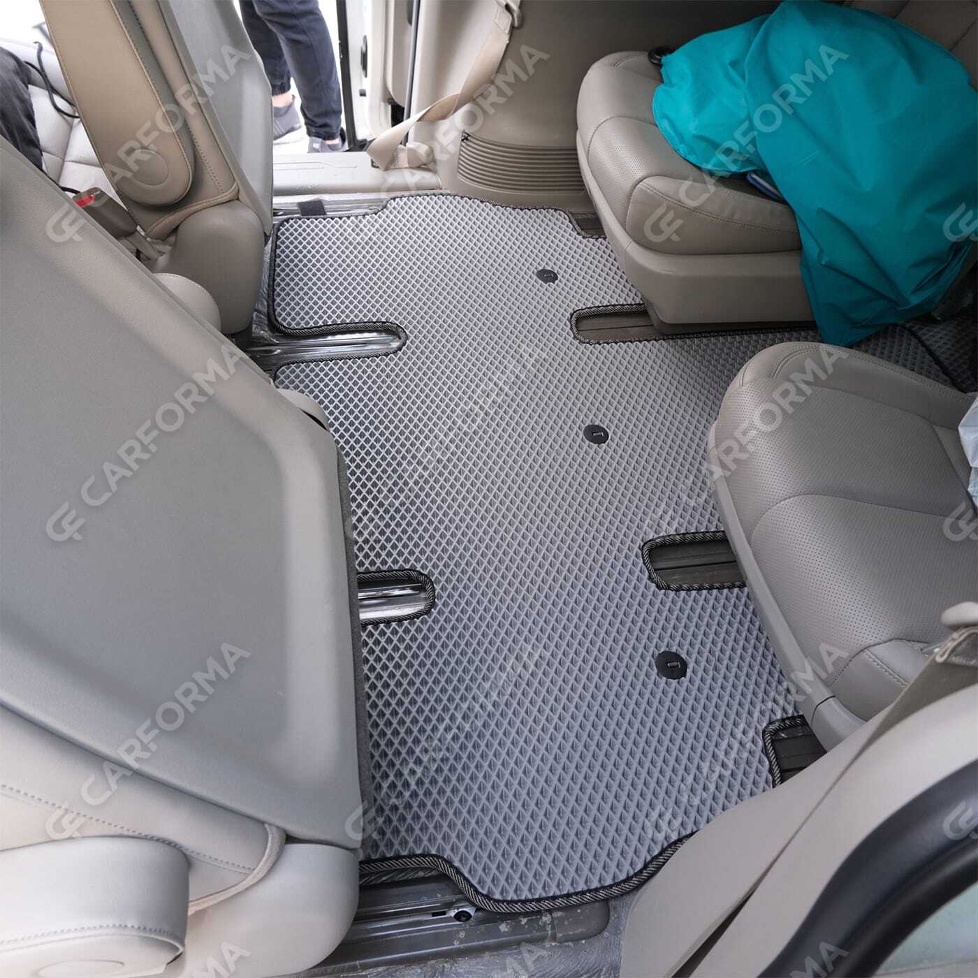 Ворсовые коврики на KIA Carnival III 9 мест и 11 мест 2014&nbsp;-&nbsp;2021 в Череповеце