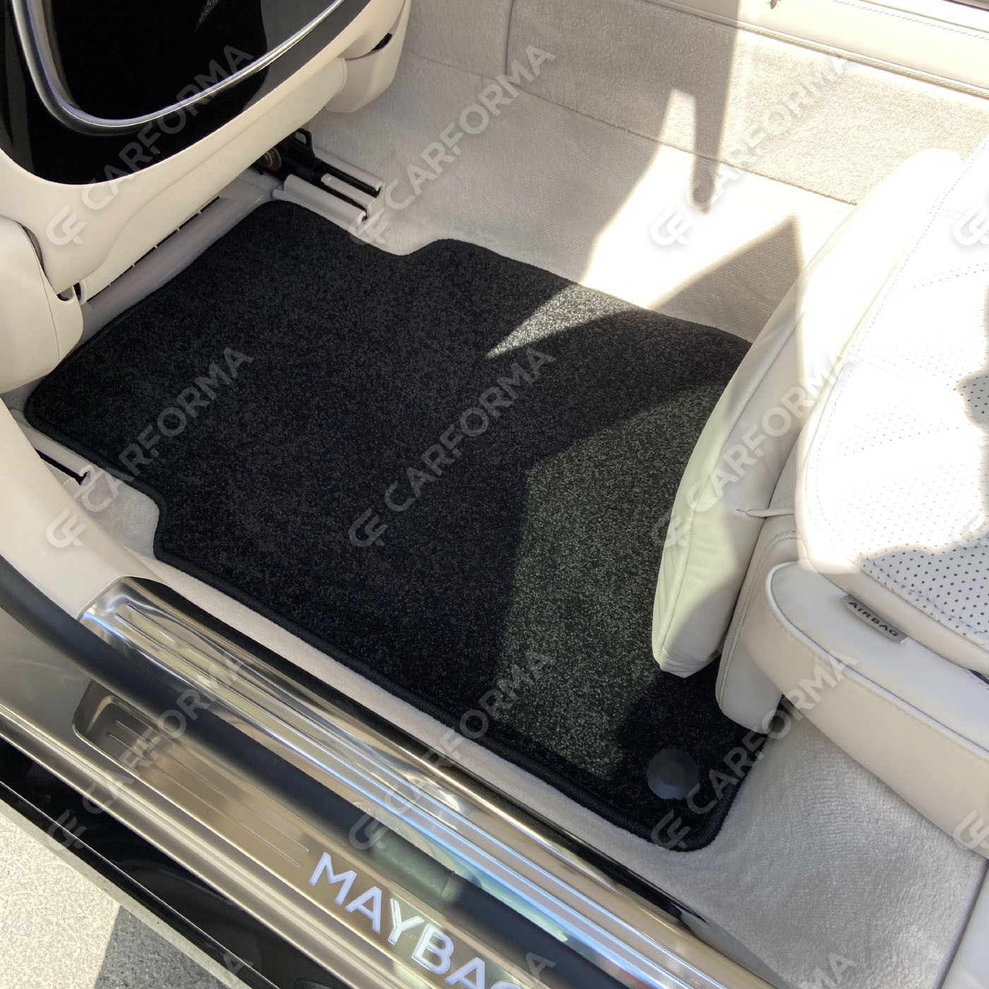 Ворсовые коврики на Mercedes S (Z223) Maybach 2020&nbsp;-&nbsp;2026 в Череповеце