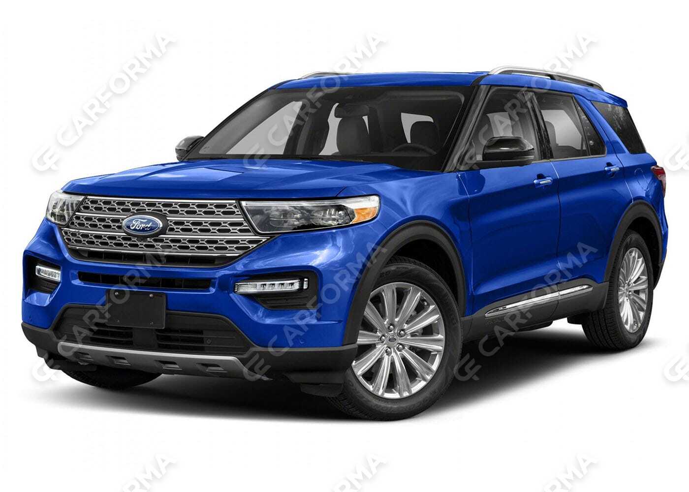 Ворсовые коврики на Ford Explorer V 2010&nbsp;-&nbsp;2019