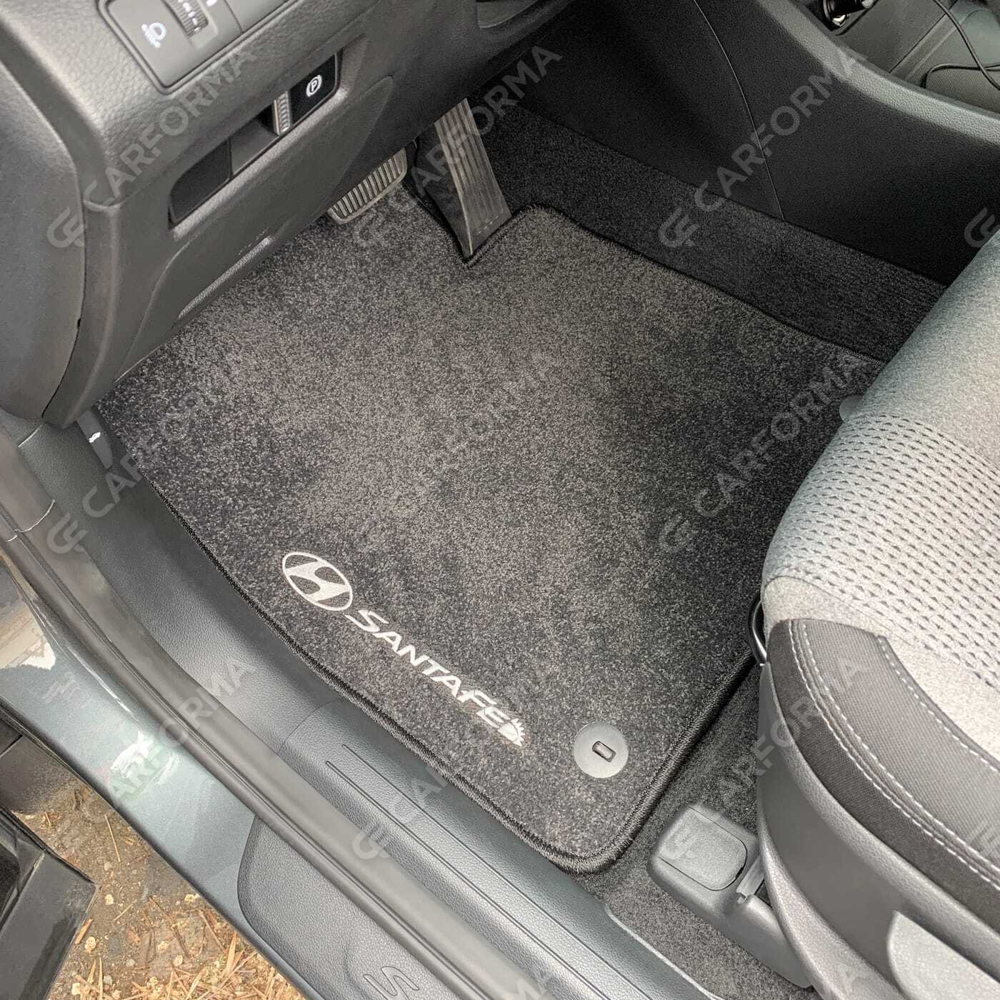 Ворсовые коврики на Hyundai Santa Fe IV 2018&nbsp;-&nbsp;2021 в Череповеце