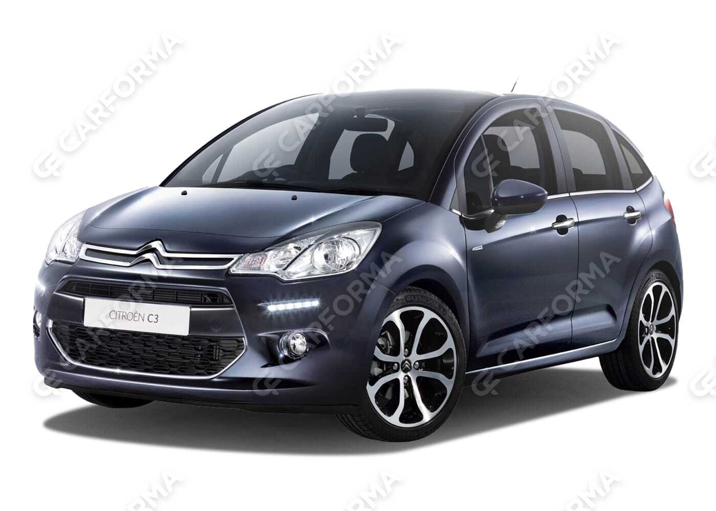Ворсовые коврики на Citroen C3 II 2009&nbsp;-&nbsp;2016
