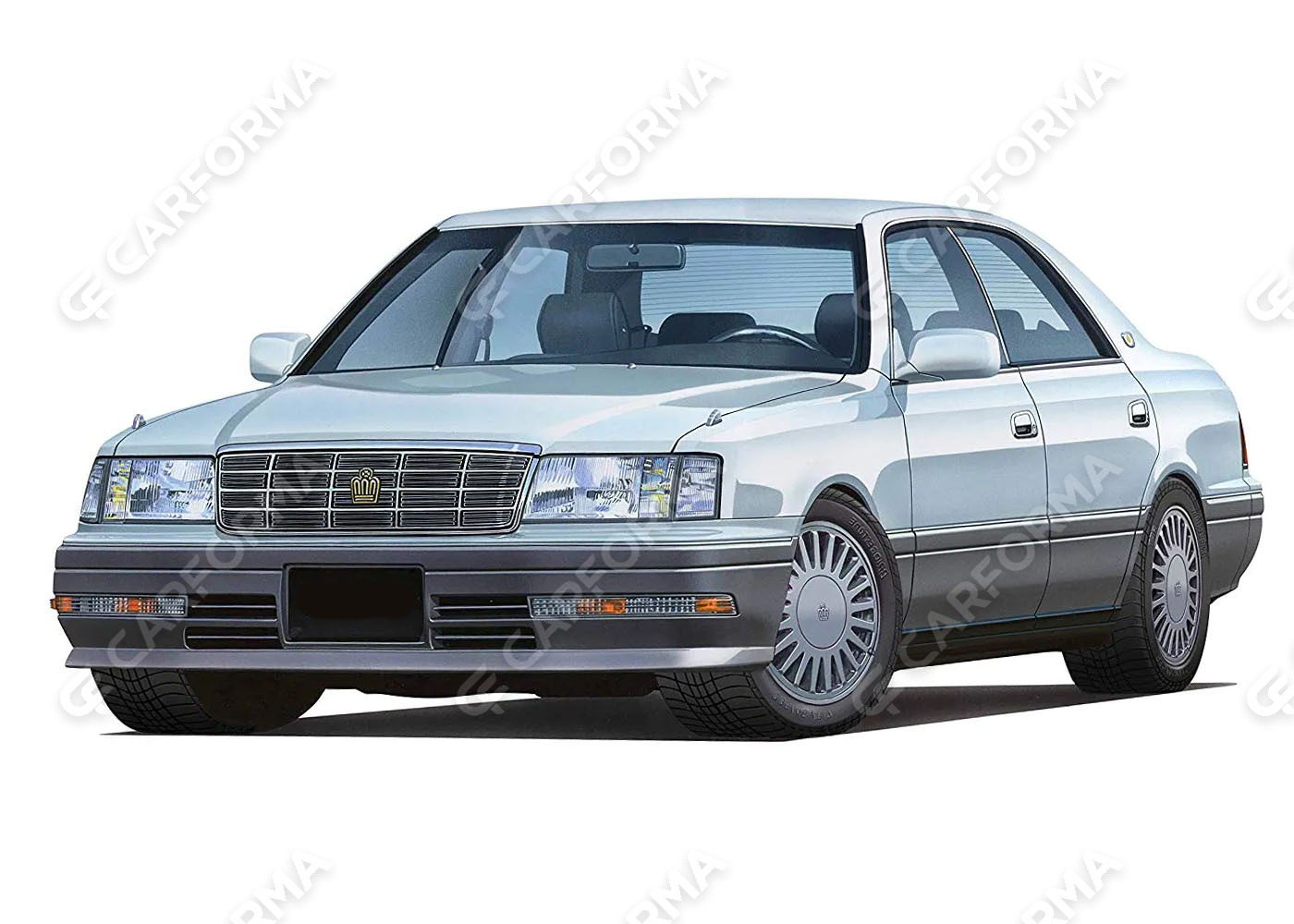 Ворсовые коврики на Toyota Crown (S150) 1995&nbsp;-&nbsp;2001