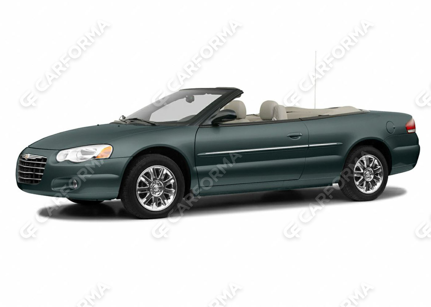 Ворсовые коврики на Chrysler Sebring II Cabrio 2000&nbsp;-&nbsp;2006