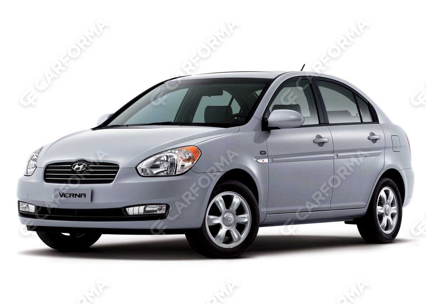 Ворсовые коврики на Hyundai Verna 2005&nbsp;-&nbsp;2010 в Череповеце