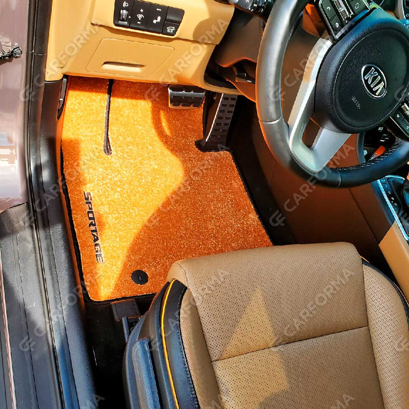 Ворсовые коврики на KIA Sportage IV 2016&nbsp;-&nbsp;2022 в Череповеце