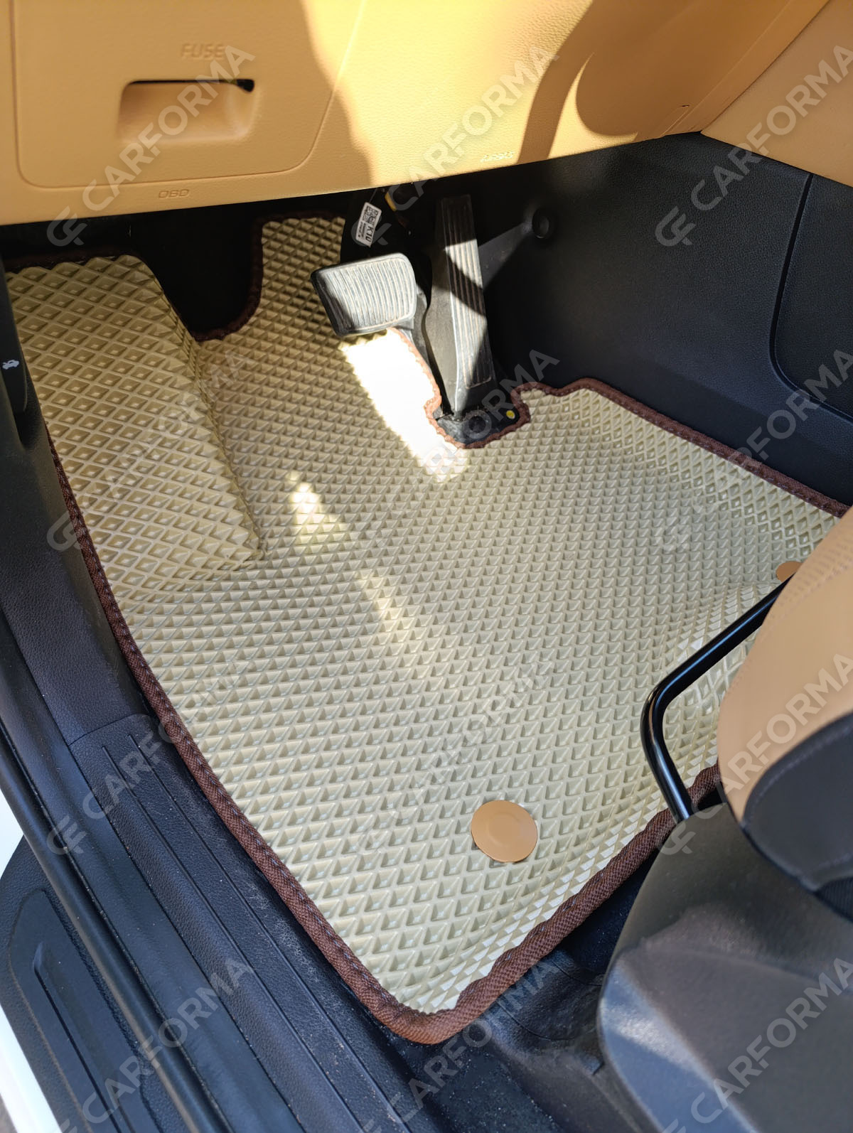 Ворсовые коврики на KIA Carnival IV 8 мест 2020&nbsp;-&nbsp;2026 в Череповеце