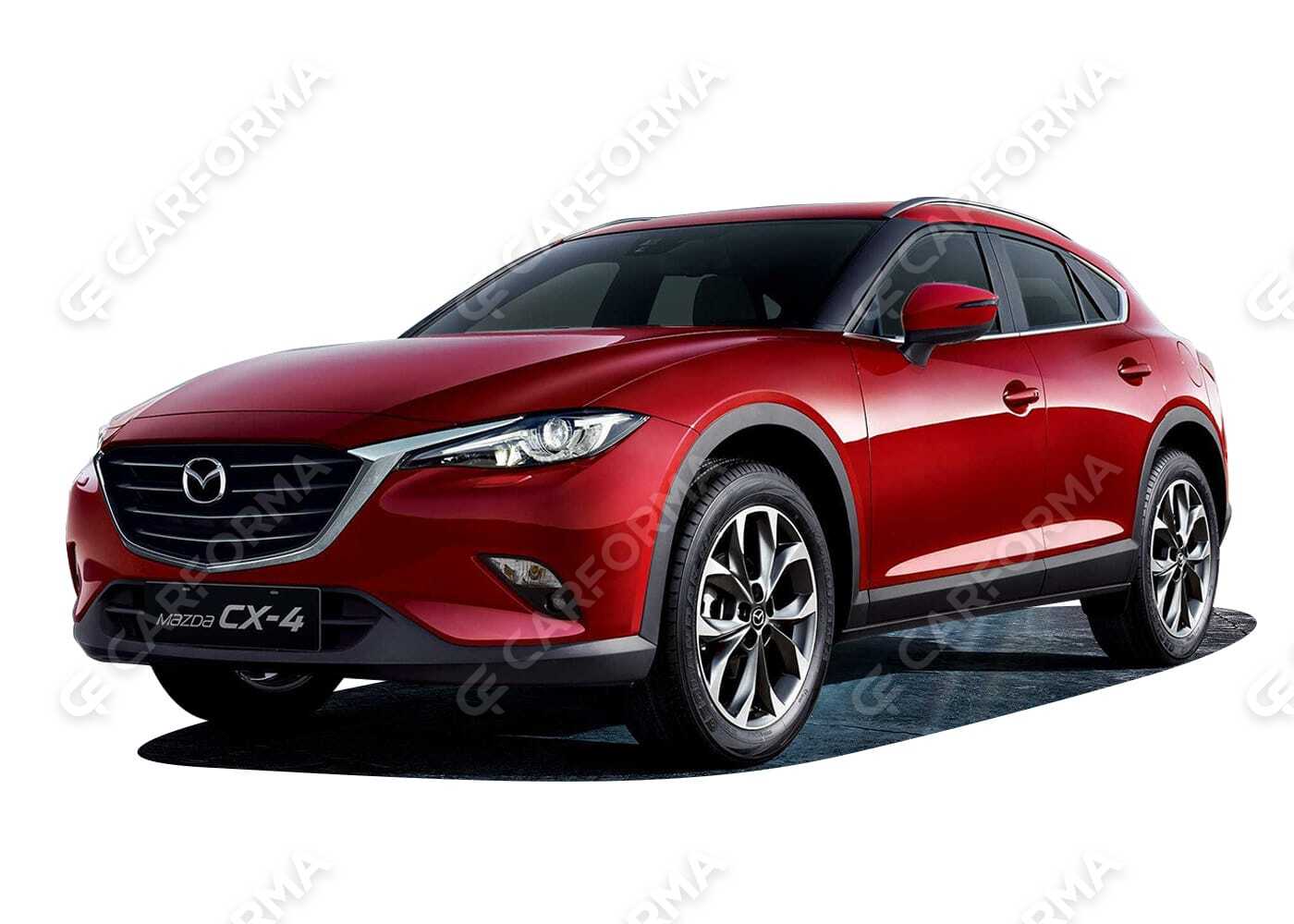 Ворсовые коврики на Mazda CX4 2016&nbsp;-&nbsp;2026 в Череповеце
