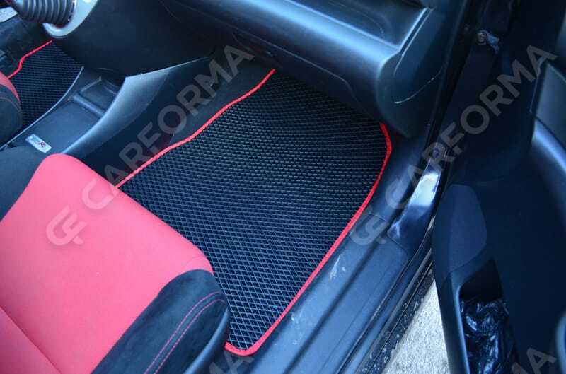 Ворсовые коврики на Honda Civic VII 3d 2001&nbsp;-&nbsp;2006 в Череповеце