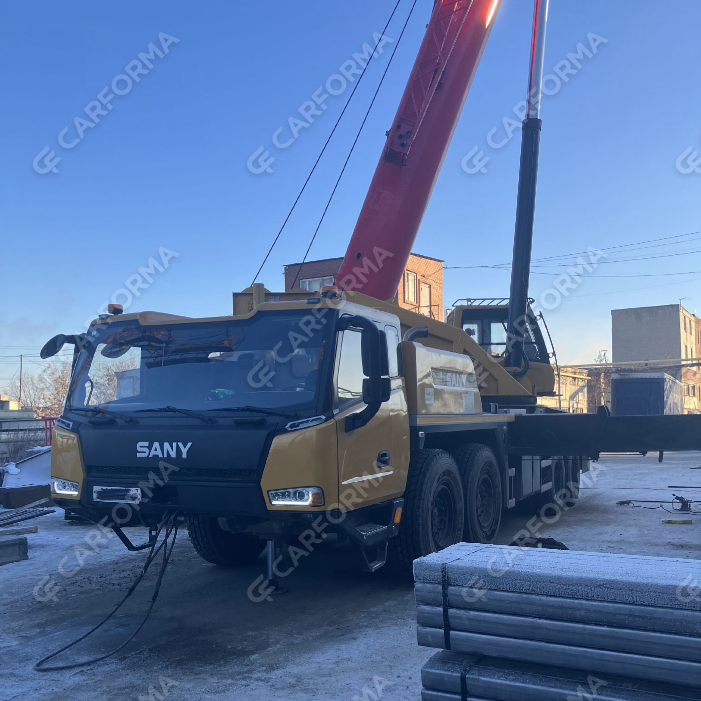 Коврики на Спецтехника Автокран STC800T5  в Череповеце