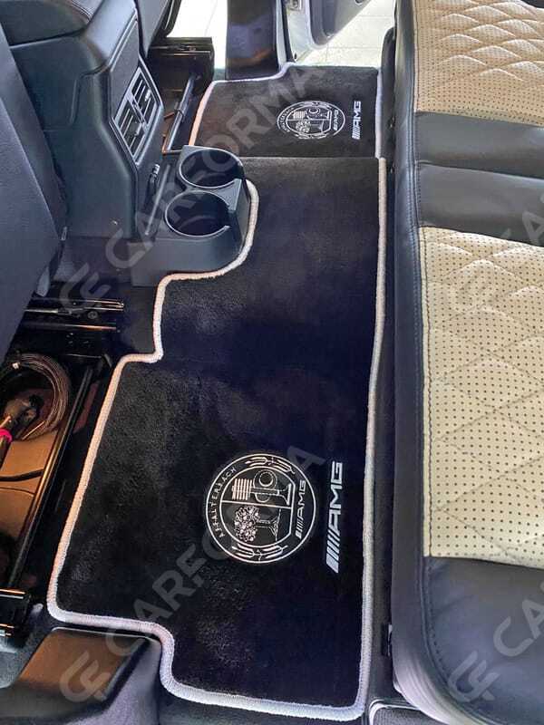 Ворсовые коврики на Mercedes G (W463) рестайлинг 2001&nbsp;-&nbsp;2018 в Череповеце