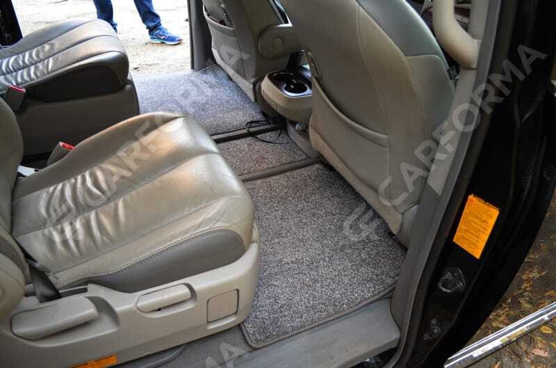 Ворсовые коврики на Toyota Sienna III 2010&nbsp;-&nbsp;2020 в Череповеце