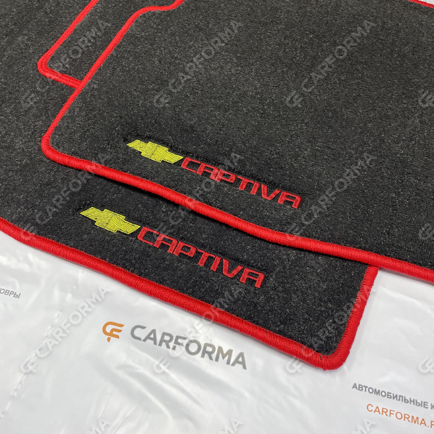 Ворсовые коврики на Chevrolet Captiva 2006&nbsp;-&nbsp;2016 в Череповеце