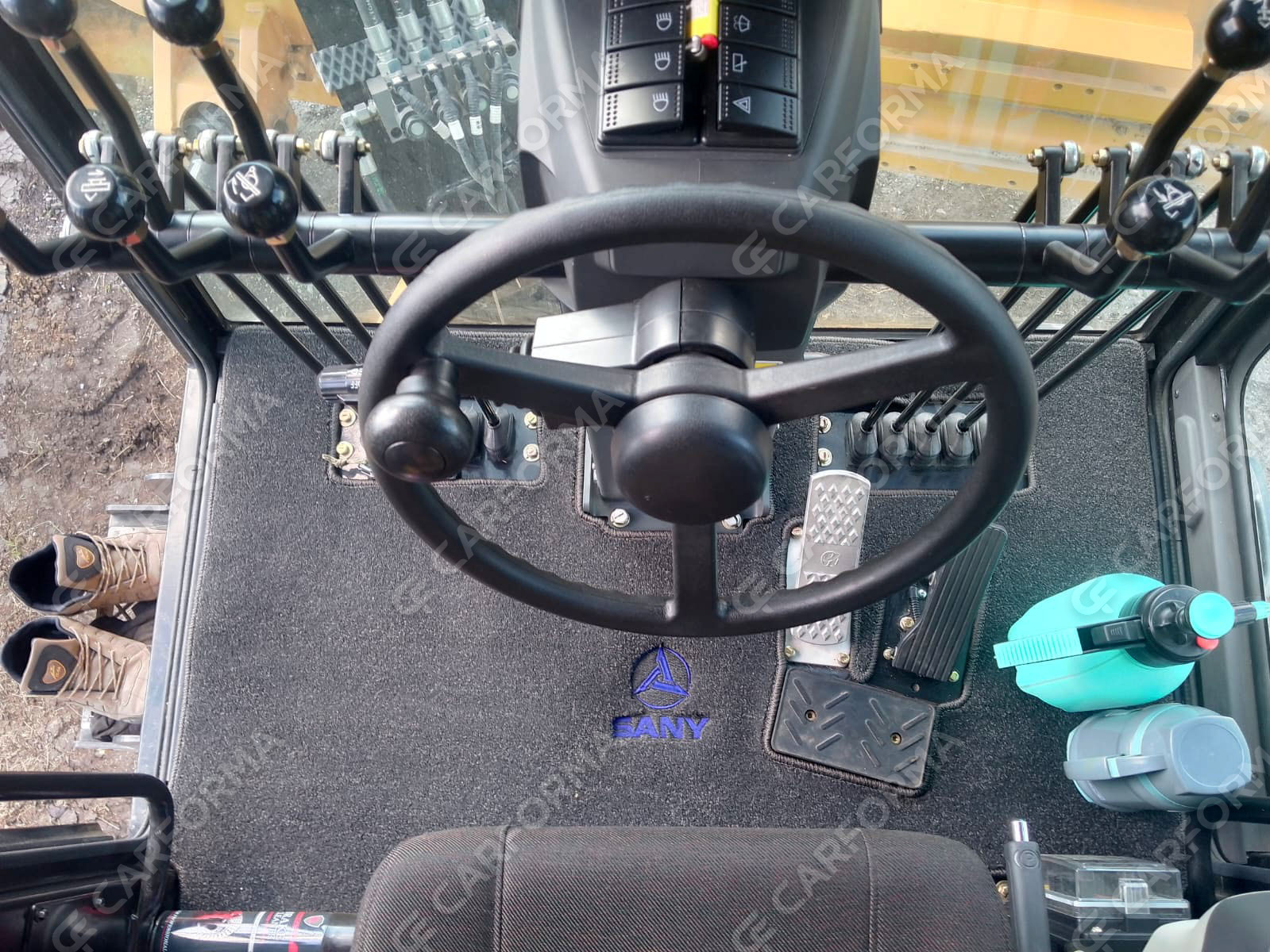 Ворсовые коврики на Спецтехника Автогрейдер SANY STG230C 8 AWD  в Череповеце