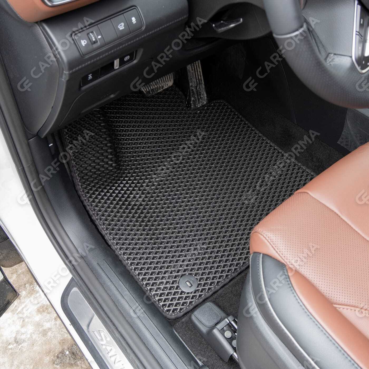 Ворсовые коврики на Hyundai Santa Fe IV рестайлинг 2020&nbsp;-&nbsp;2026 в Череповеце