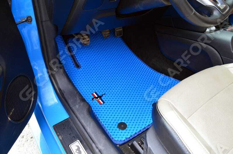 Ворсовые коврики на Ford Mustang VI 2013&nbsp;-&nbsp;2023 в Череповеце