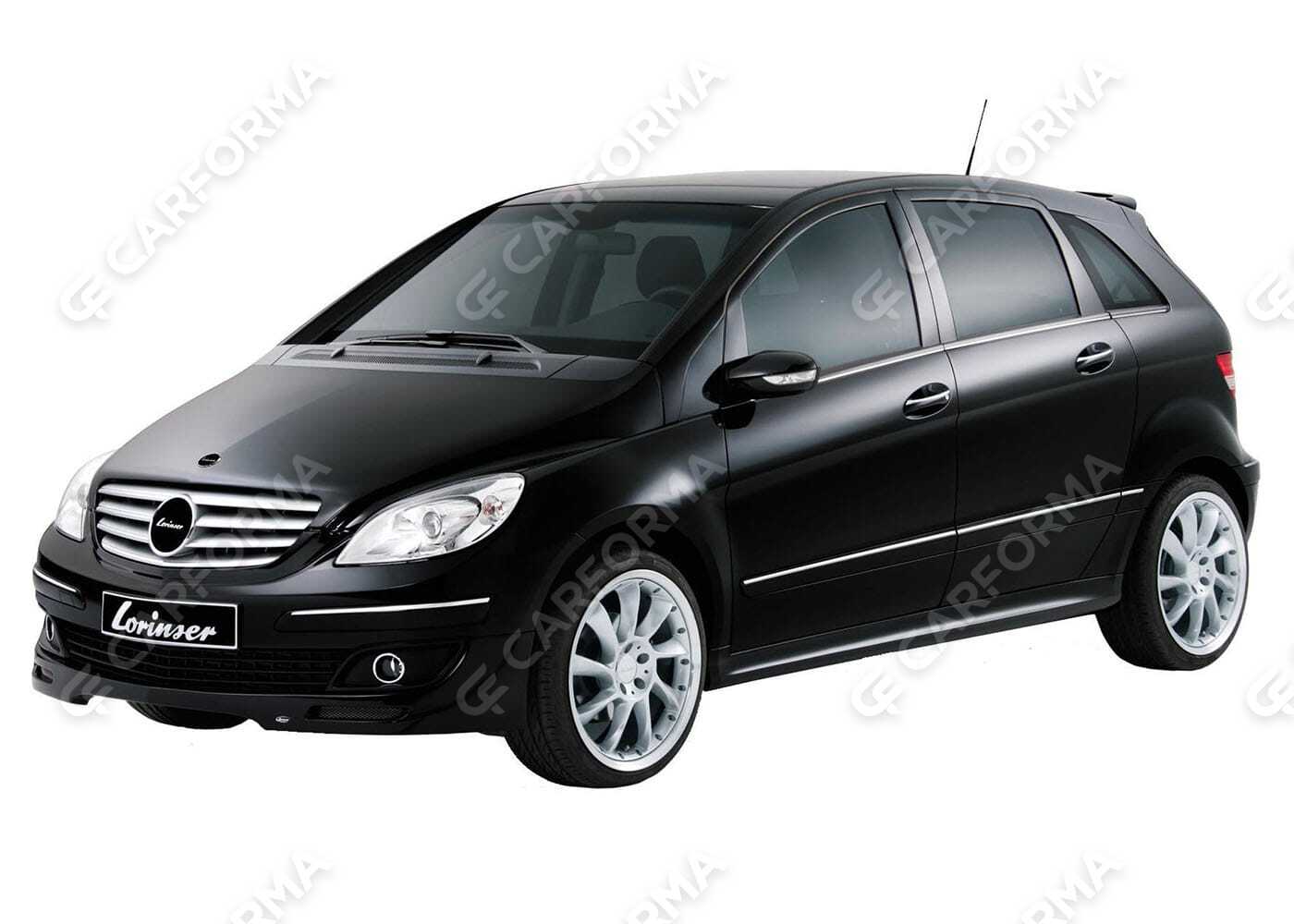 Ворсовые коврики на Mercedes B (W245) 2005&nbsp;-&nbsp;2012