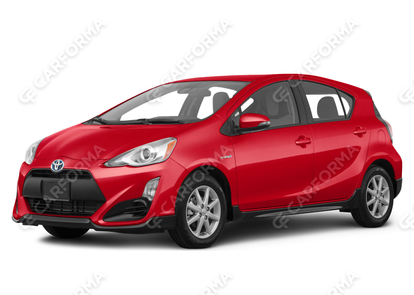 Ворсовые коврики на Toyota Prius C 2011&nbsp;-&nbsp;2021