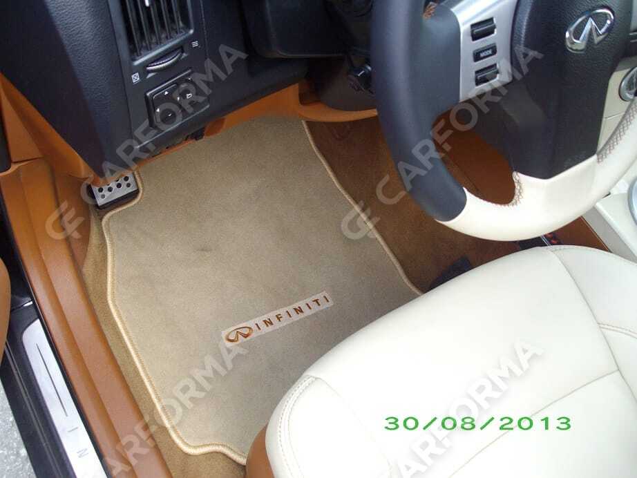 Ворсовые коврики на Infiniti FX I 2003&nbsp;-&nbsp;2008 в Череповеце