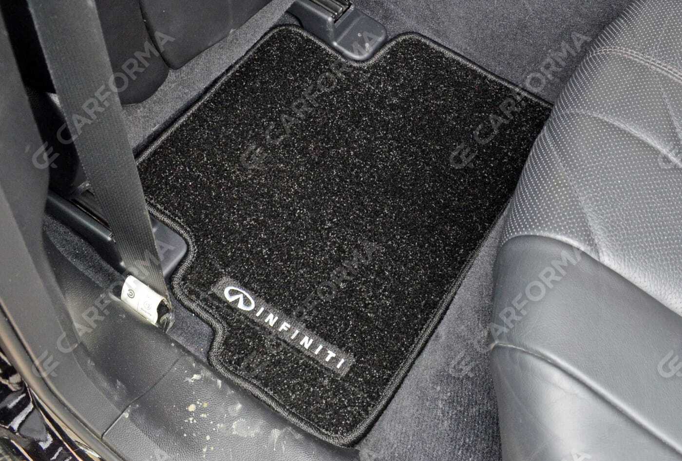 Ворсовые коврики на Infiniti QX70 2013&nbsp;-&nbsp;2019 в Череповеце