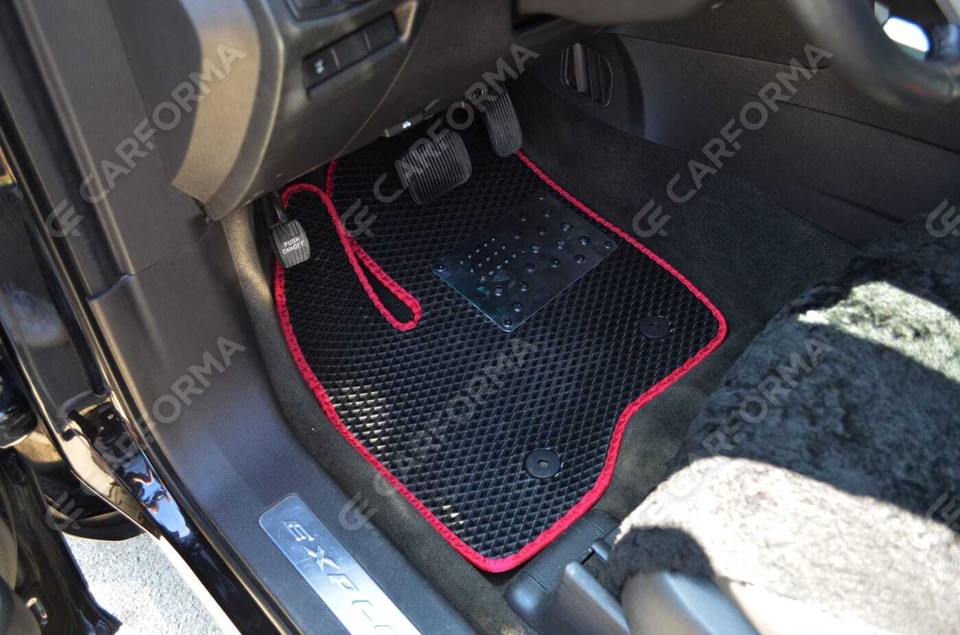 Ворсовые коврики на Ford Explorer V 2010&nbsp;-&nbsp;2019 в Череповеце