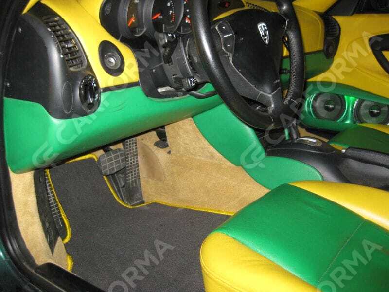 Ворсовые коврики на Porsche Boxster (986) 1996&nbsp;-&nbsp;2004 в Череповеце