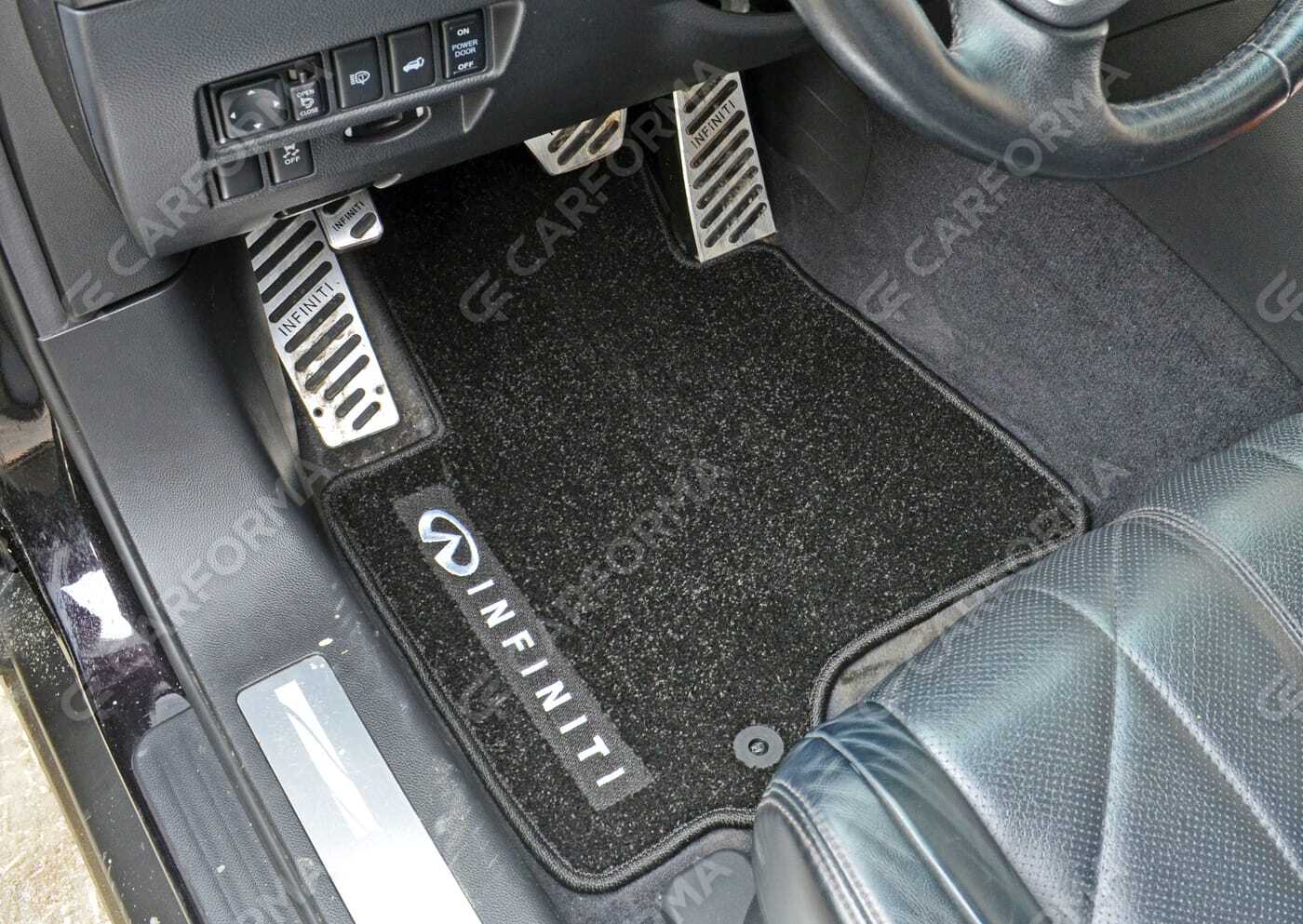 Ворсовые коврики на Infiniti QX70 2013&nbsp;-&nbsp;2019 в Череповеце