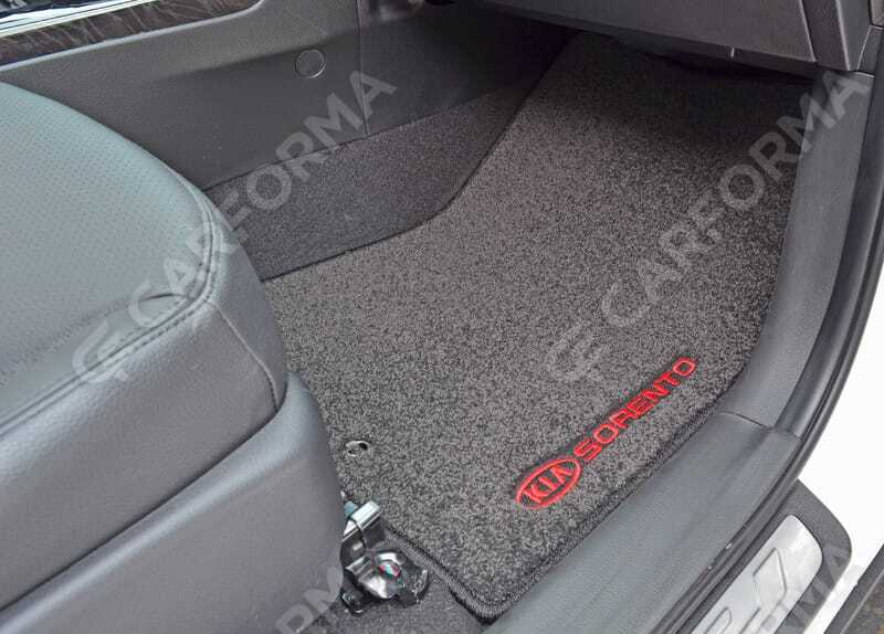 Ворсовые коврики на KIA Sorento II рестайлинг 2012&nbsp;-&nbsp;2021 в Череповеце