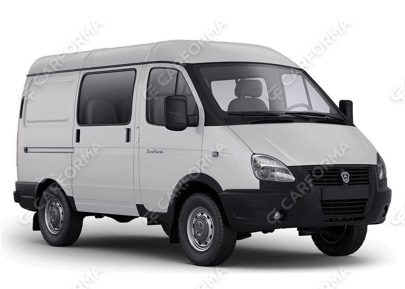 Ворсовые коврики на ГАЗ Соболь Комби грузопассажирский 1998&nbsp;-&nbsp;2026