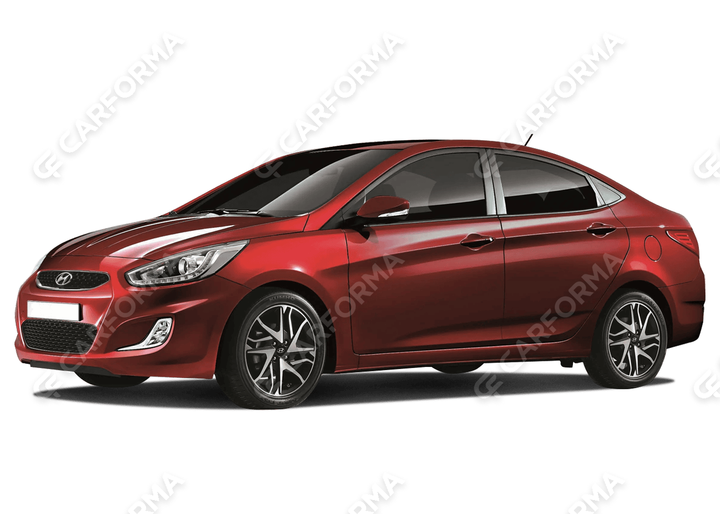 Ворсовые коврики на Hyundai Solaris I 2010&nbsp;-&nbsp;2017
