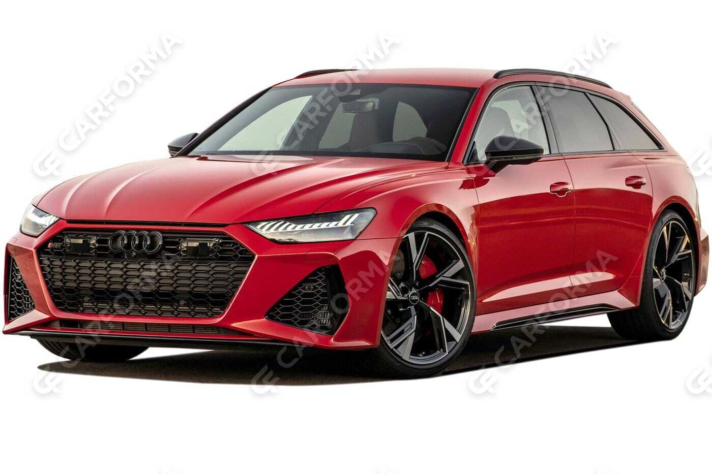 Ворсовые коврики на Audi RS6 (C7) 2013&nbsp;-&nbsp;2018