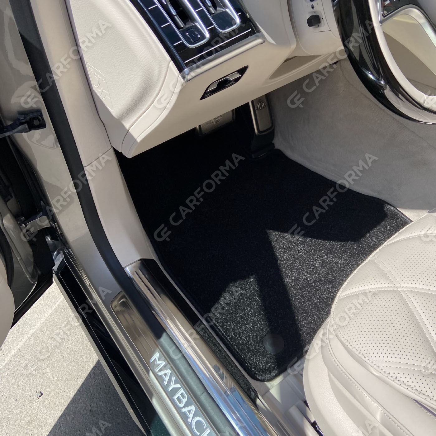 Ворсовые коврики на Mercedes S (Z223) Maybach 2020&nbsp;-&nbsp;2026 в Череповеце