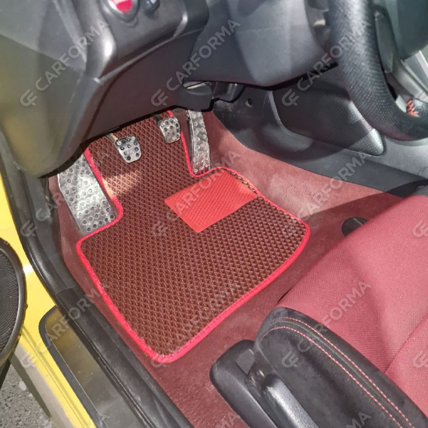 Ворсовые коврики на Honda Civic VIII 3d 2006&nbsp;-&nbsp;2011 в Череповеце