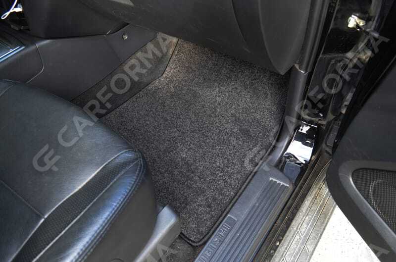 Ворсовые коврики на Mitsubishi Pajero IV 2006&nbsp;-&nbsp;2021 в Череповеце