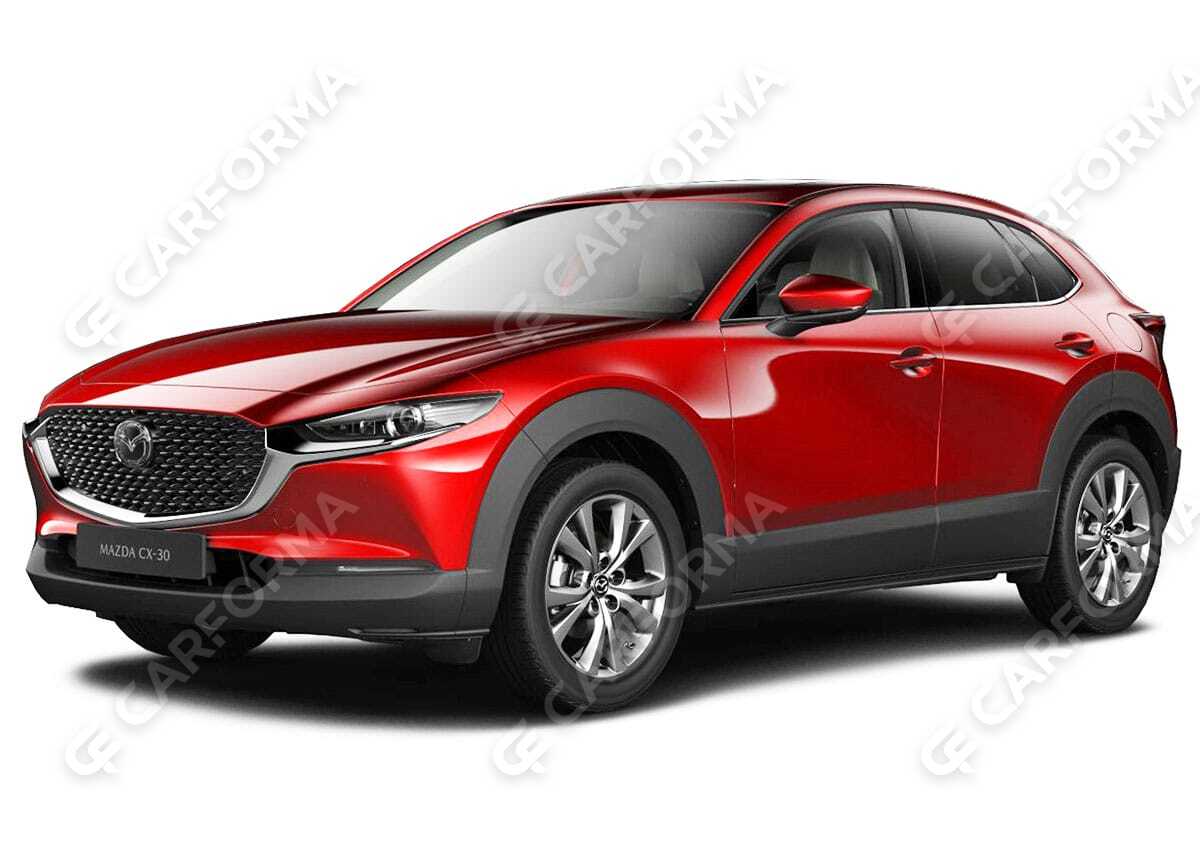 Ворсовые коврики на Mazda CX30 2019&nbsp;-&nbsp;2026
