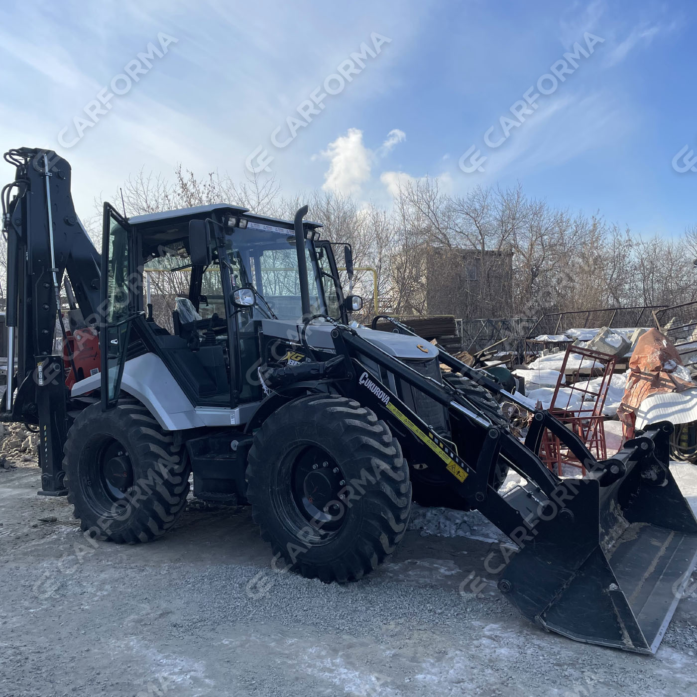 Ворсовые коврики на Спецтехника Экскаватор-погрузчик Cukurova 888  в Череповеце