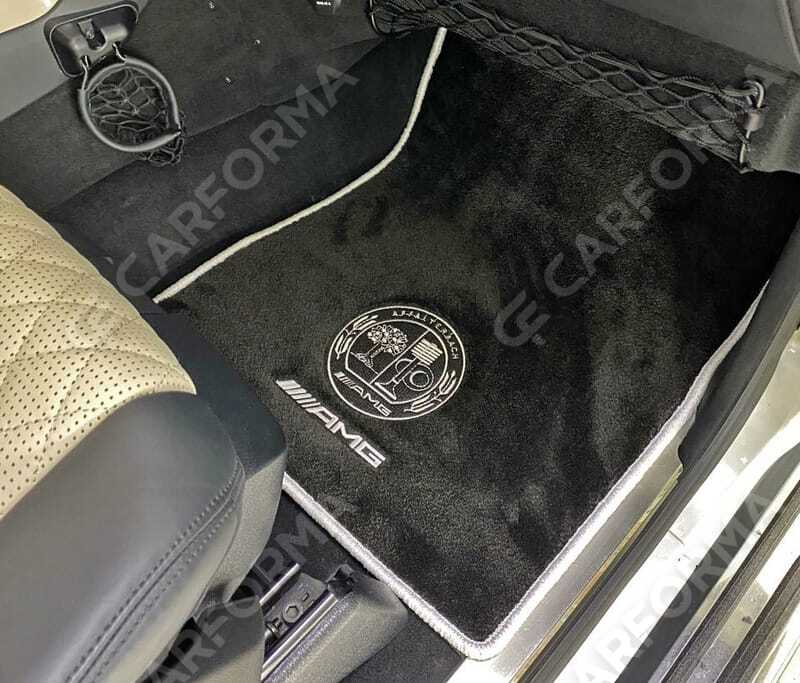 Ворсовые коврики на Mercedes G (W463) рестайлинг 2001&nbsp;-&nbsp;2018 в Череповеце