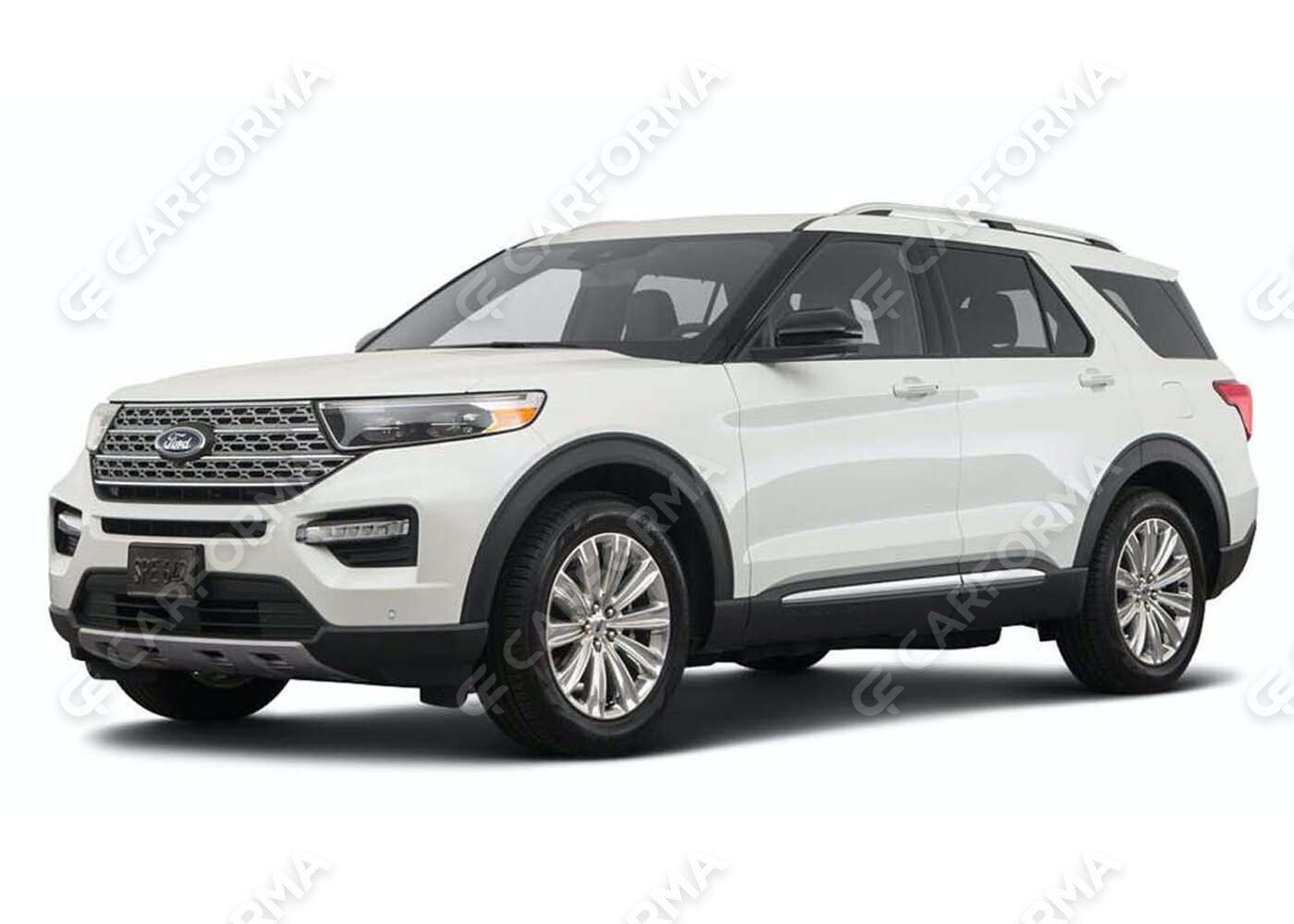 Ворсовые коврики на Ford Explorer VI 2019&nbsp;-&nbsp;2026
