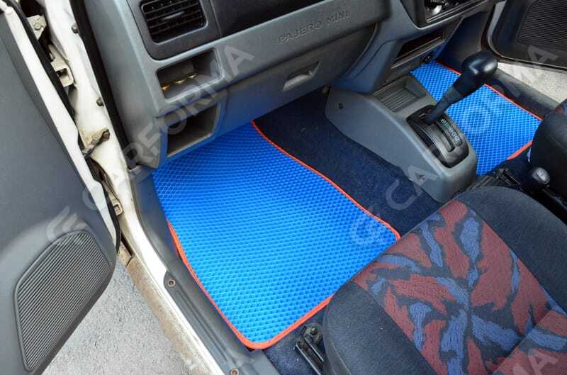 Ворсовые коврики на Mitsubishi Pajero Mini II 1998&nbsp;-&nbsp;2012 в Череповеце